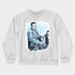 Art Tatum - An illustration by Paul Cemmick Crewneck Sweatshirt